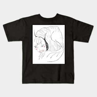 Sketch creepy monster Kids T-Shirt